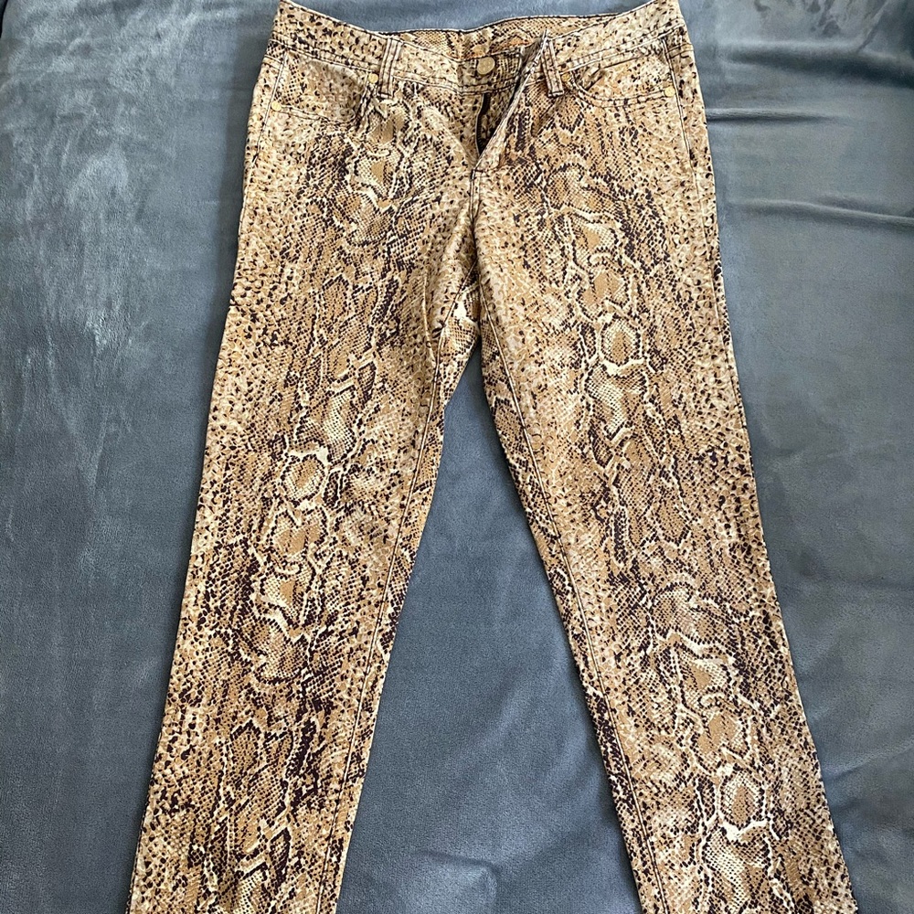 TORY BURCH Snakeskin Super Skinny Jean NWOT s29